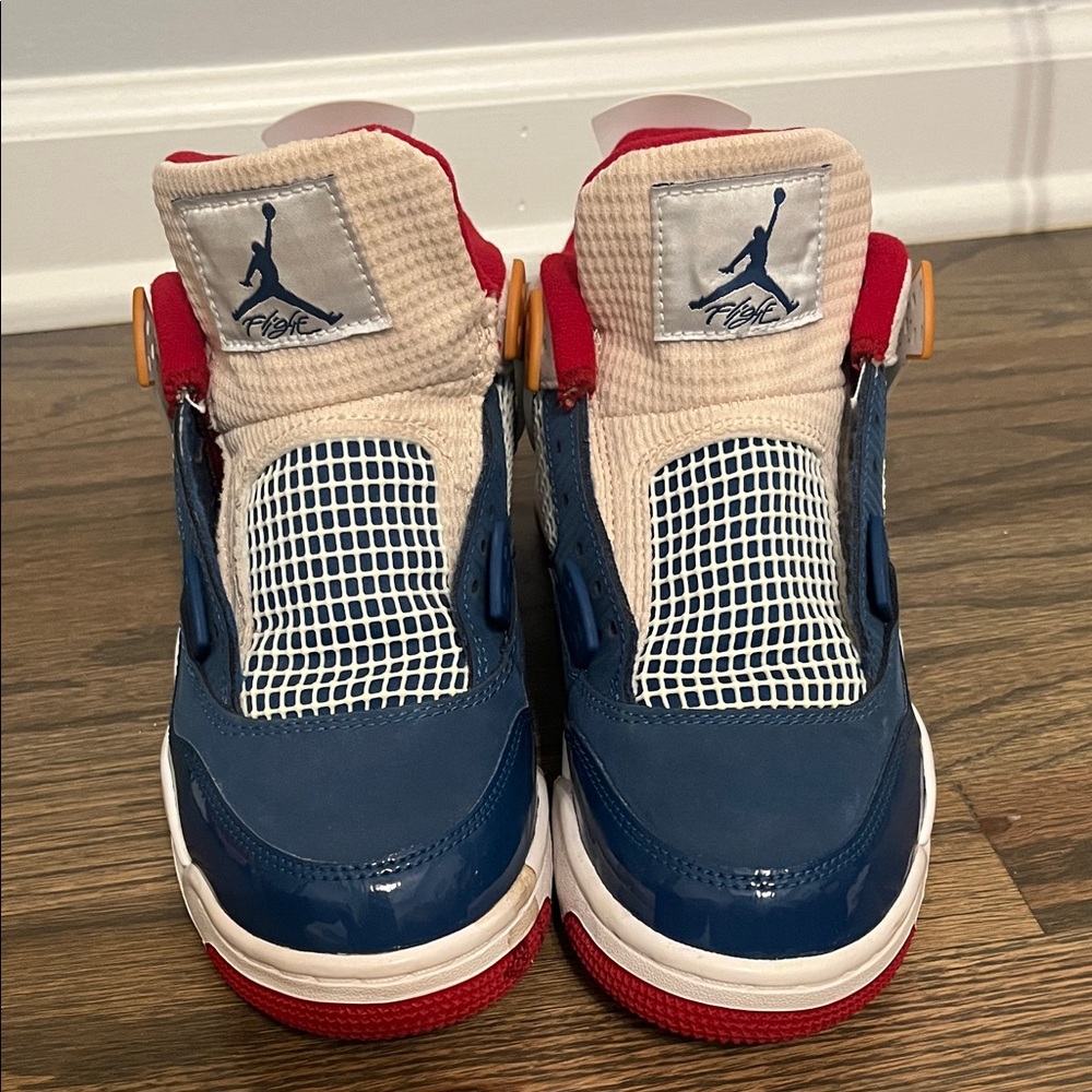 Jordan Kids Sneakers in Red, Blue, and Cream